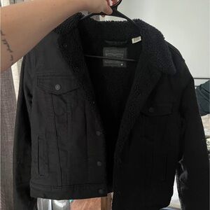 Levi's Classic Black Sherpa Jacket